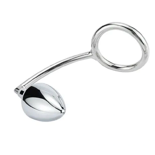 Anal Cock Stainless with Ring Set DiscreetChoice Steel 4663 Hook 0120